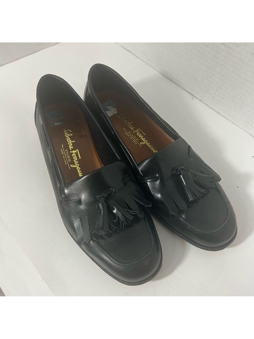 COPY - Vintage Salvatore Ferragamo Women’s Leather Kilte Tassel Loafer 6.5EE